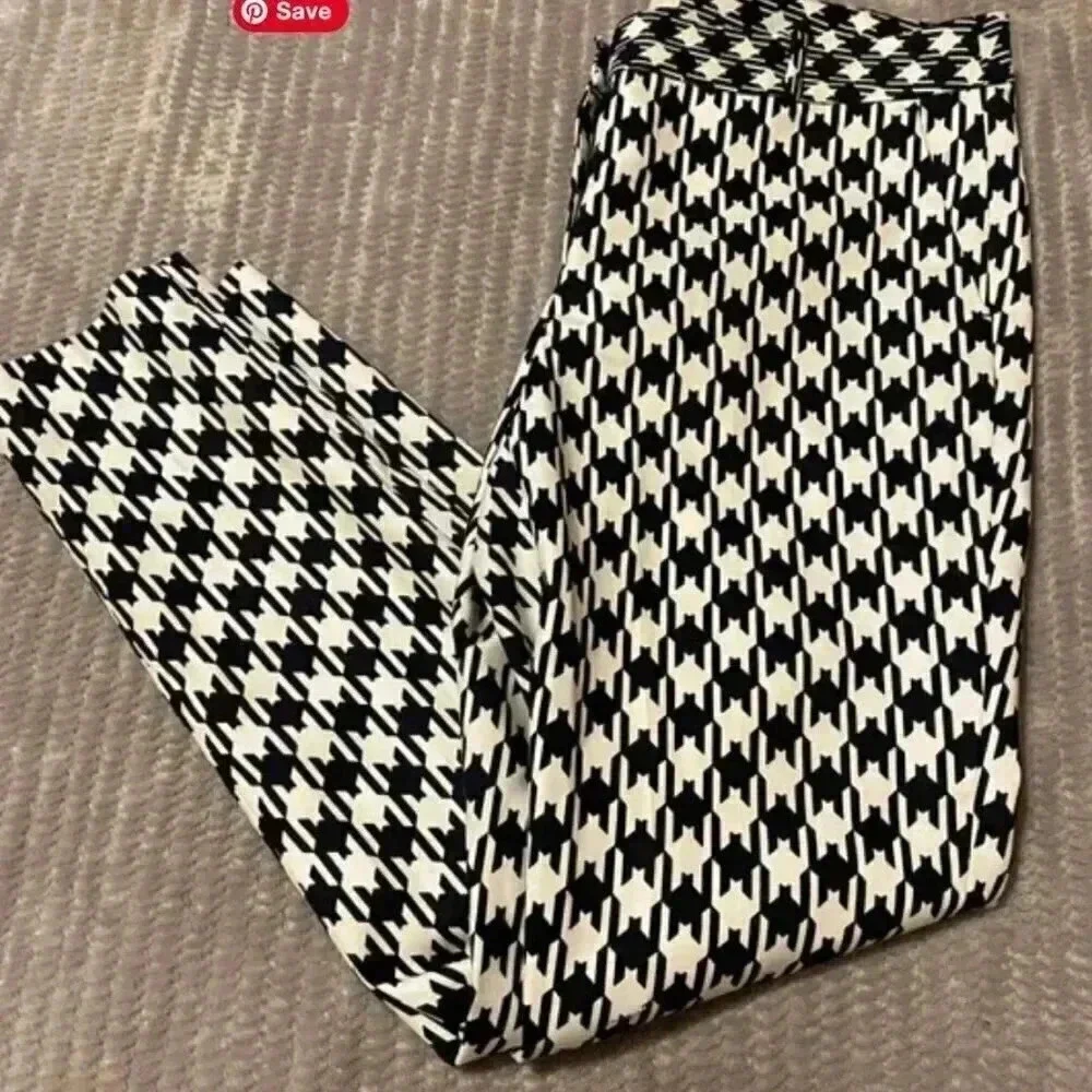 Michael Kors Houndstooth Navy White Chicos